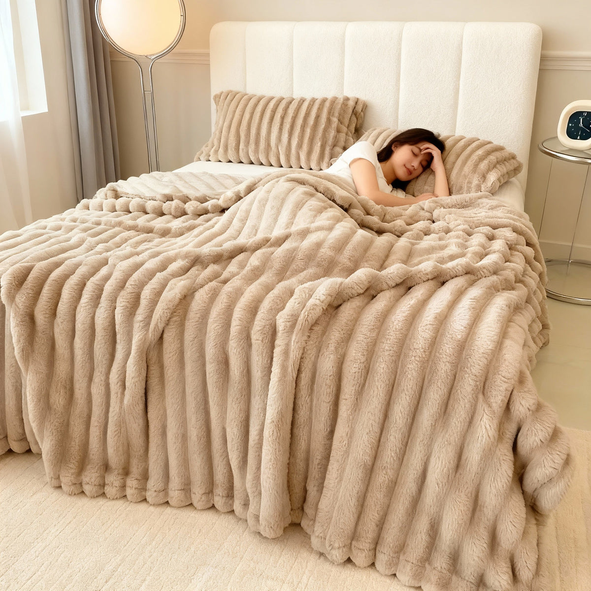 Ultra Soft Bunny-Plush Throw Blanket