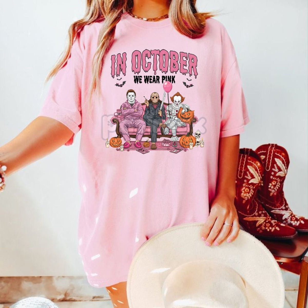 We wear pink Tee