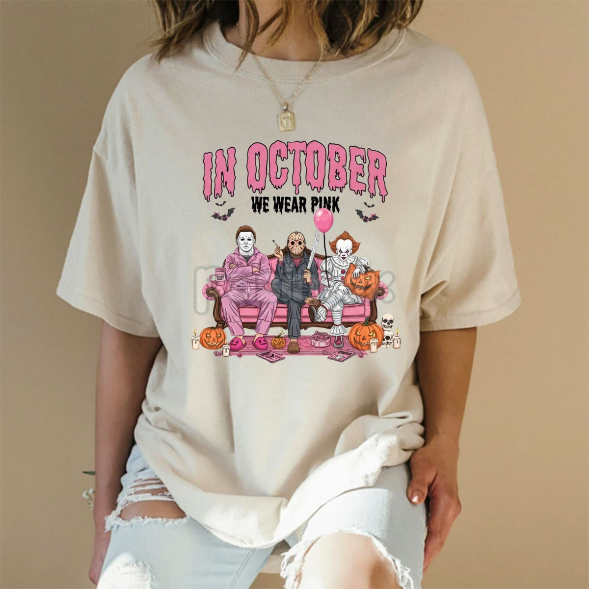 We wear pink Tee