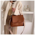 Casual Simple Leather Crossbody Bag