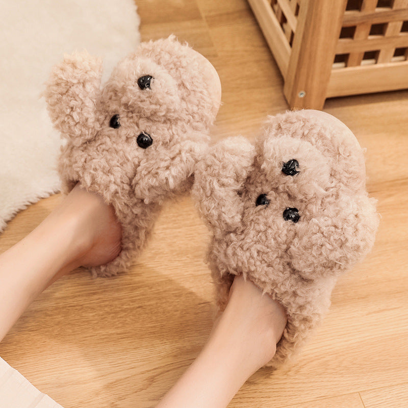 Fuzzy Slippers Faux Fur