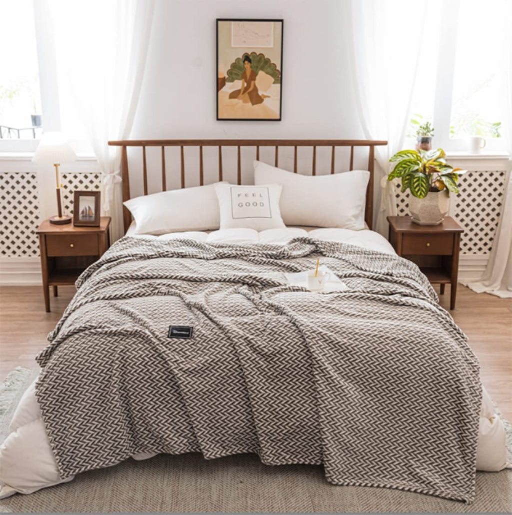 Fennco Styles Braided Throw Blanket