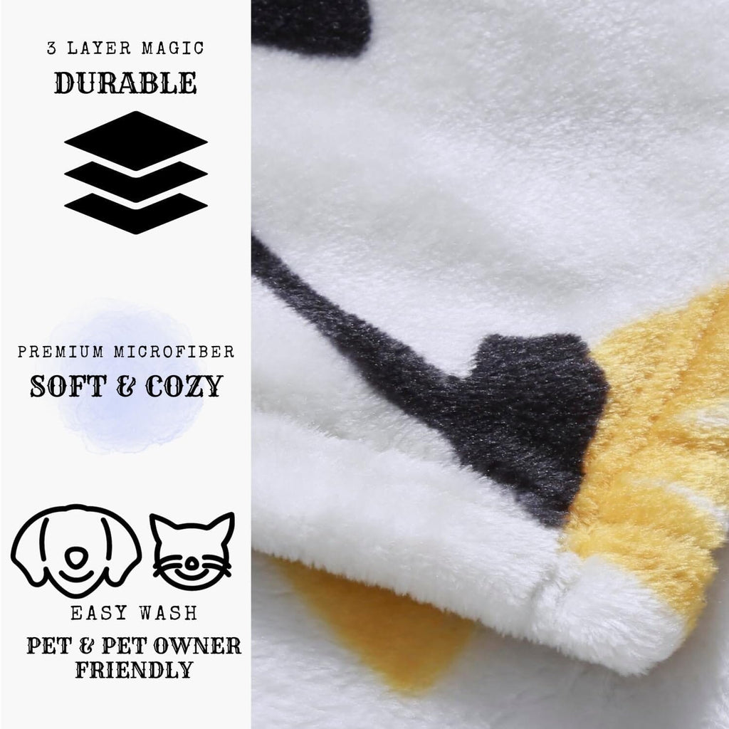 Soft Lightweight Fleece Throw Blanket