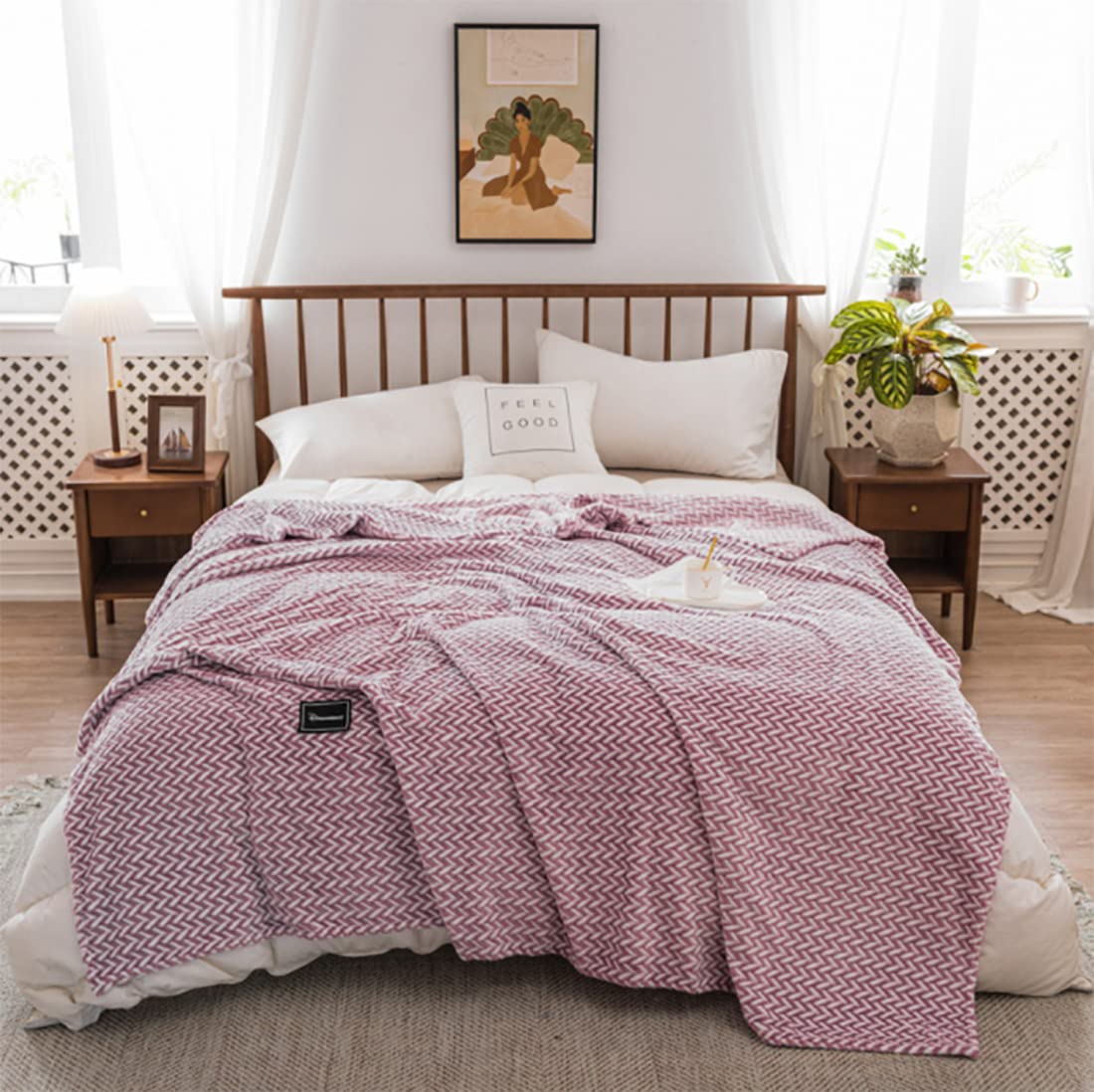 Fennco Styles Braided Throw Blanket