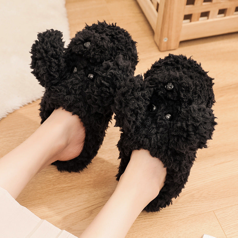 Fuzzy Slippers Faux Fur