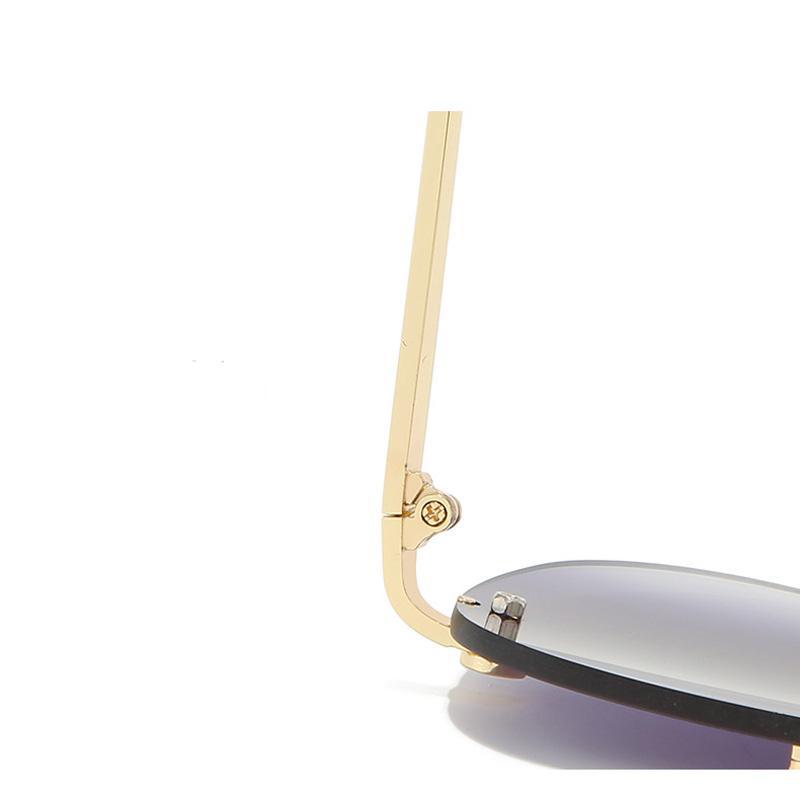 Metal Rimless Sunglasses