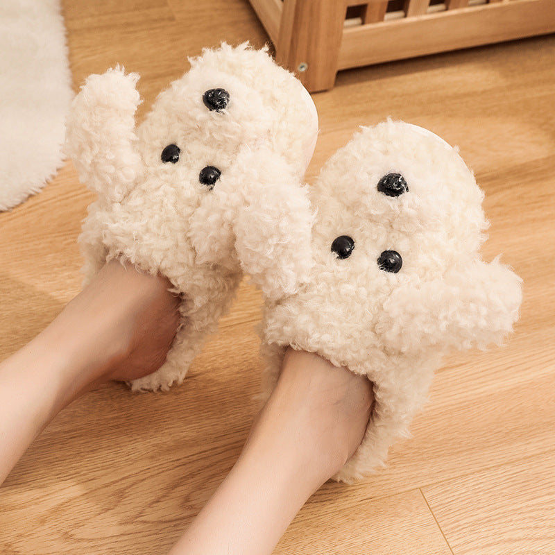Fuzzy Slippers Faux Fur