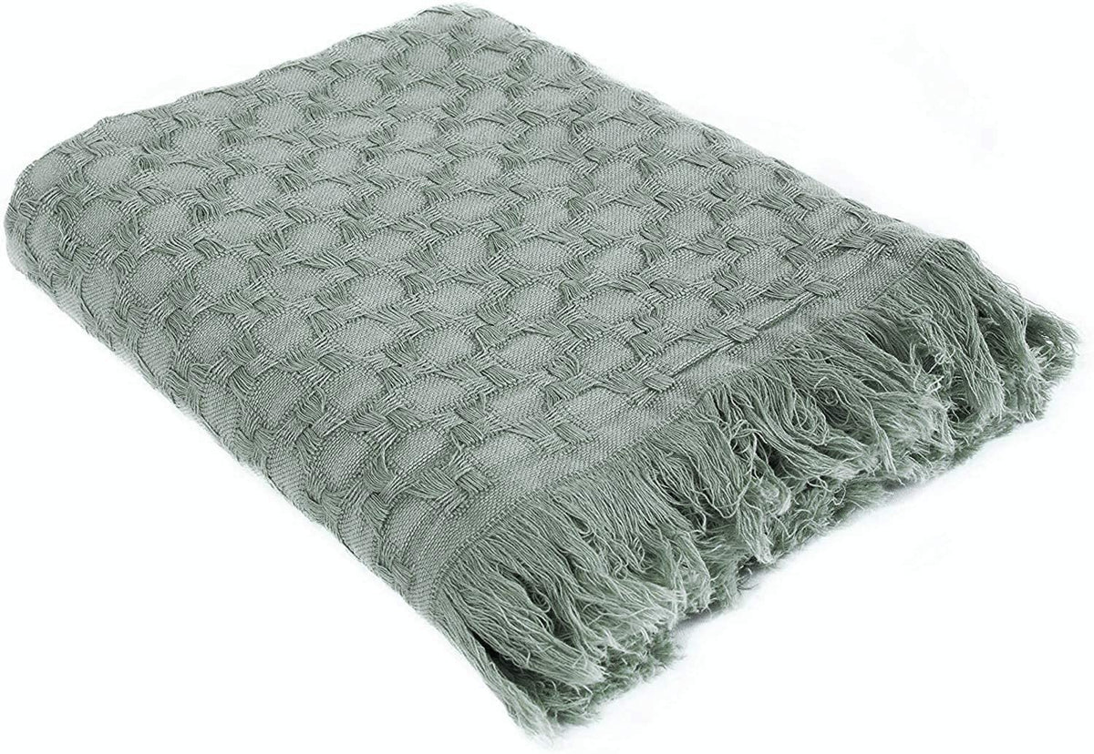 Lightweight Cotton Throw Blanket