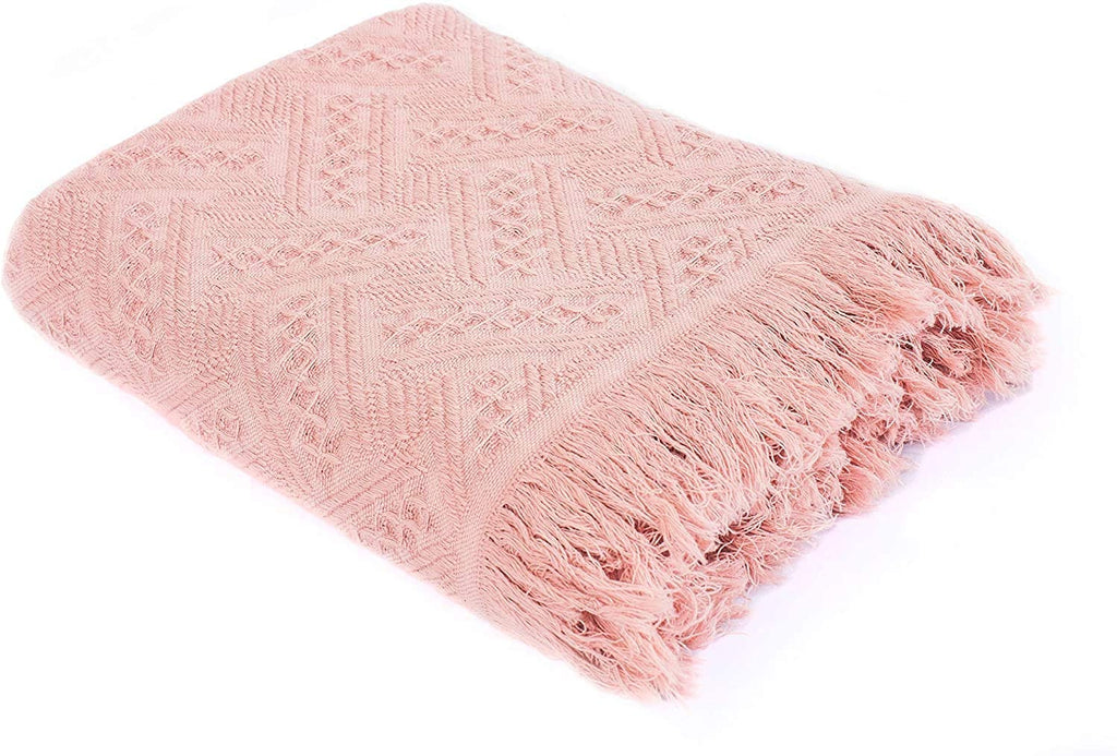 Lightweight Cotton Throw Blanket