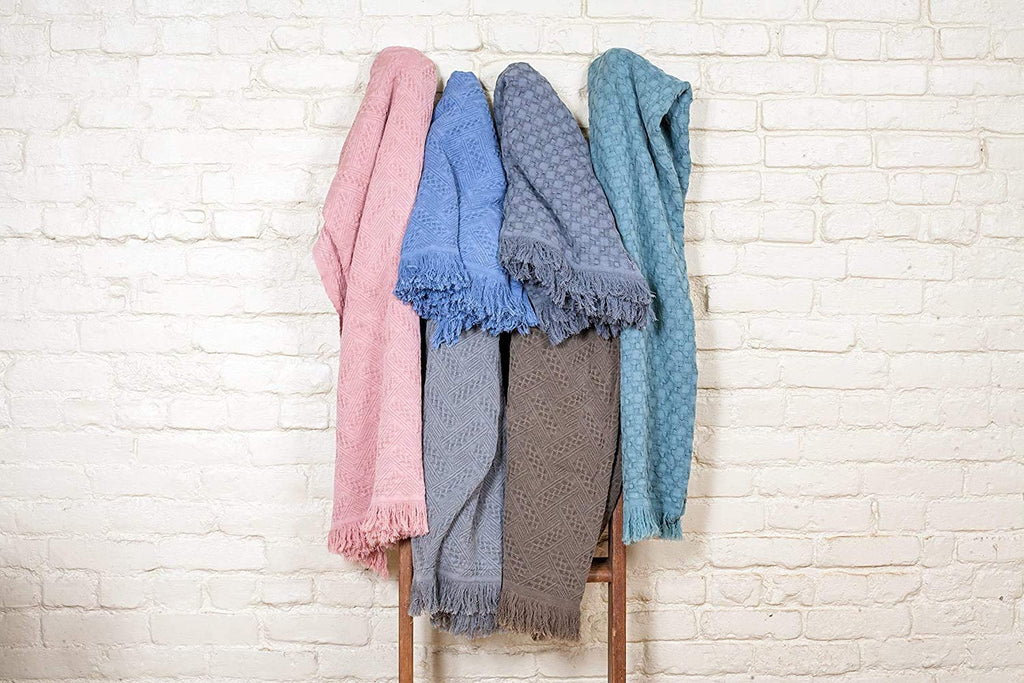 Lightweight Cotton Throw Blanket