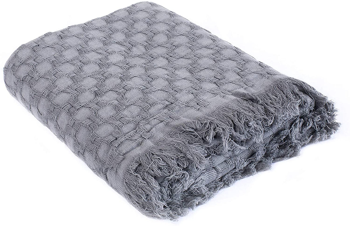 Lightweight Cotton Throw Blanket