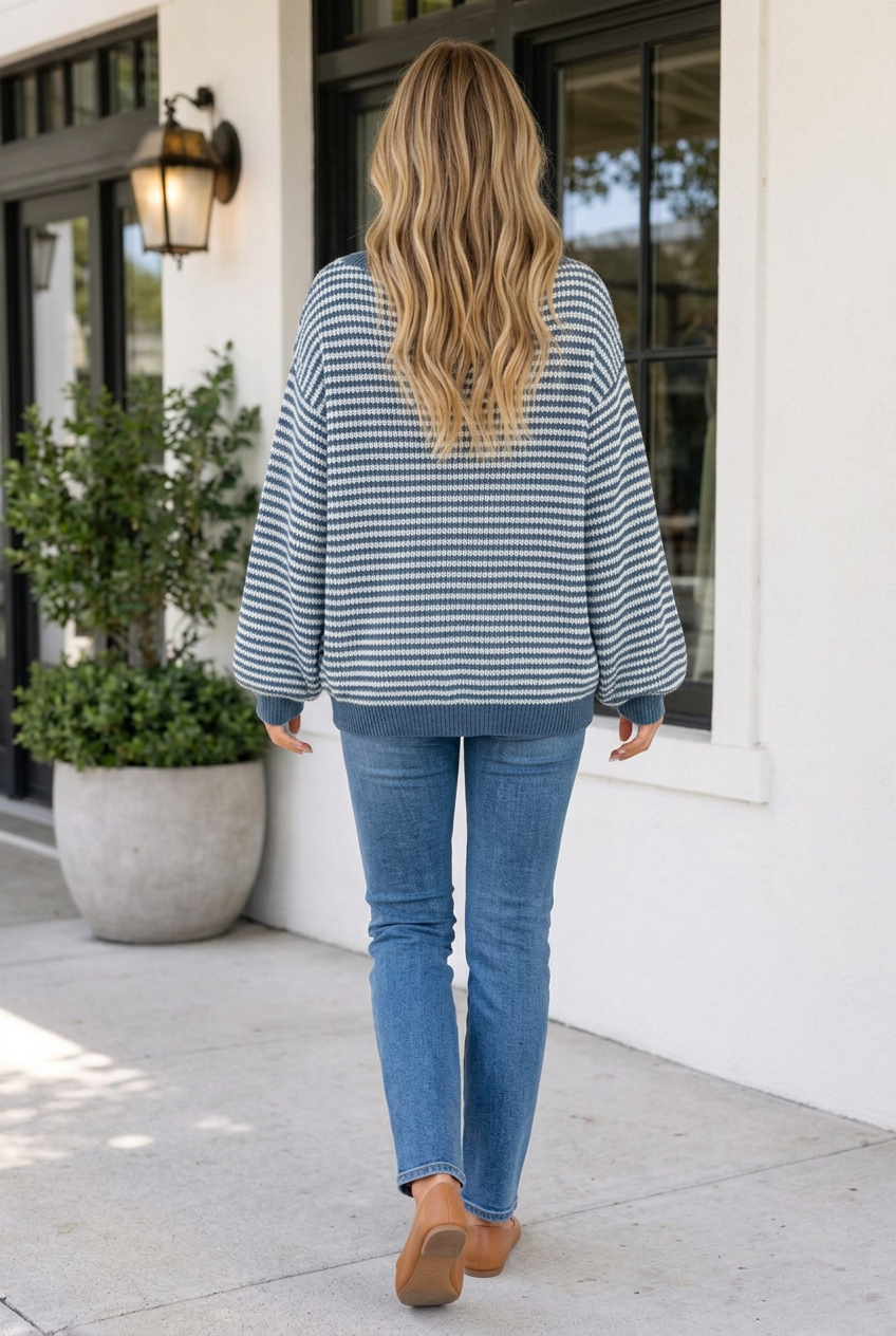 Harmonee Shoulder Cozy Sweater