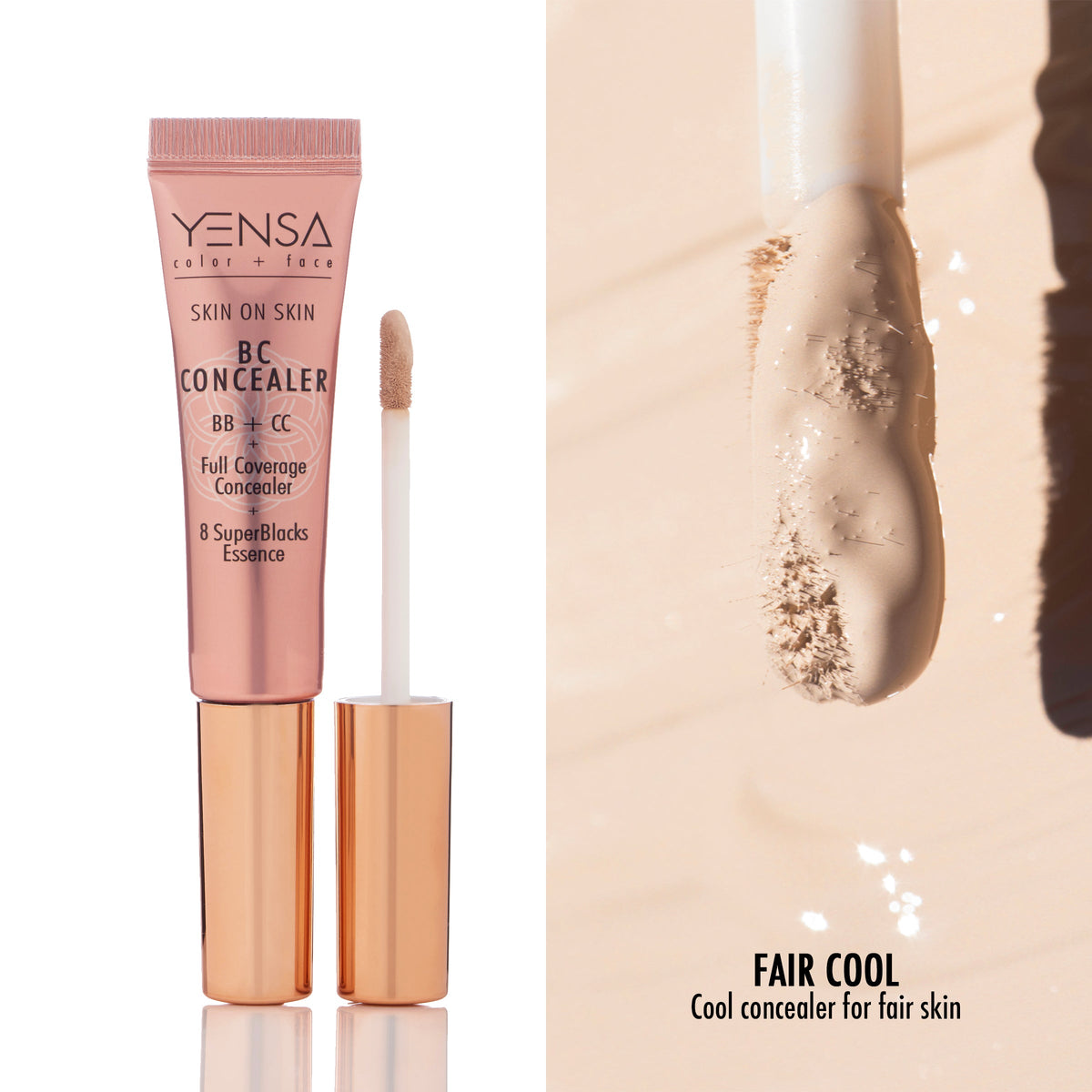 BB + CC Full Coverage Hyaluronic Serum Concealer