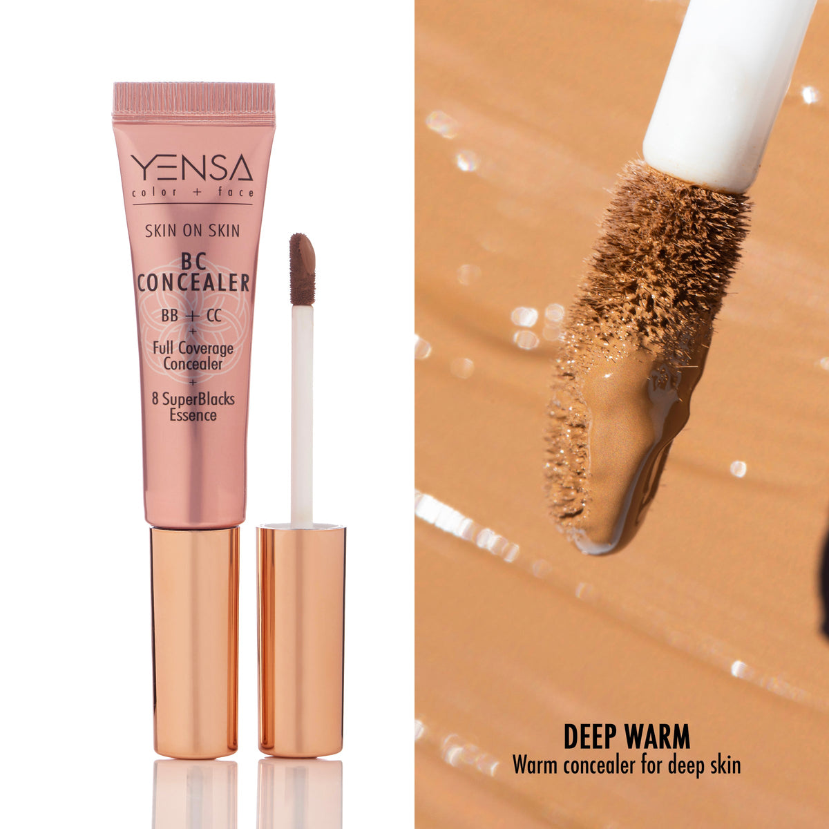 BB + CC Full Coverage Hyaluronic Serum Concealer