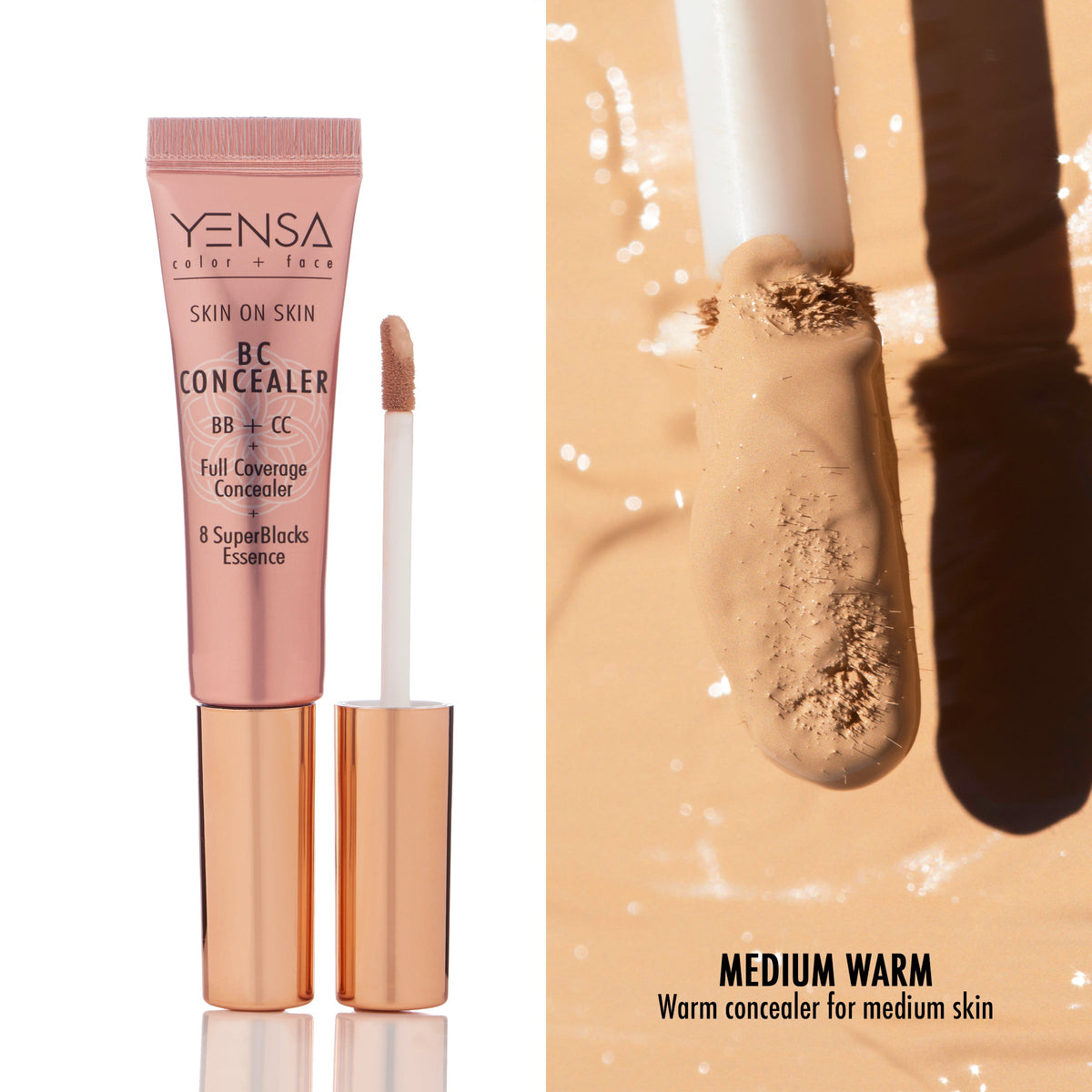 BB + CC Full Coverage Hyaluronic Serum Concealer
