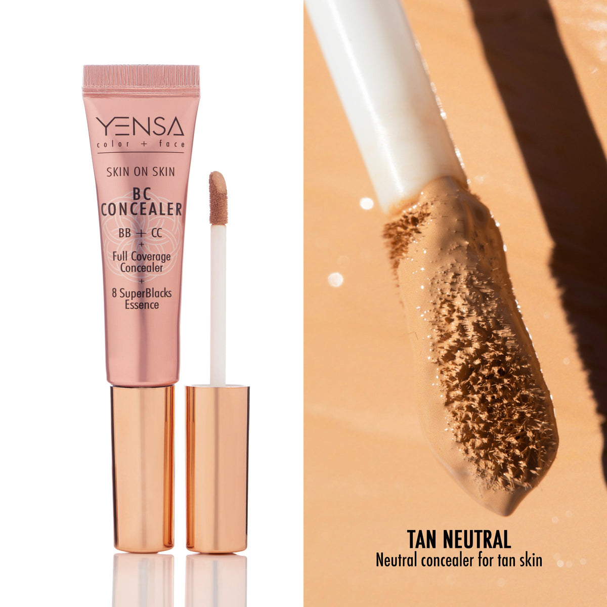 BB + CC Full Coverage Hyaluronic Serum Concealer