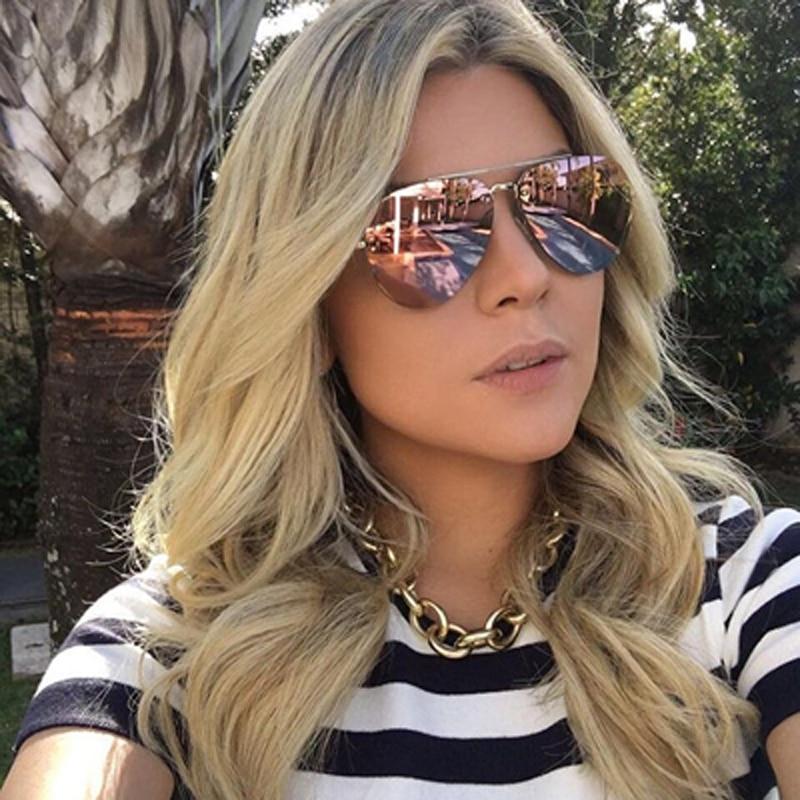 Metal Rimless Sunglasses