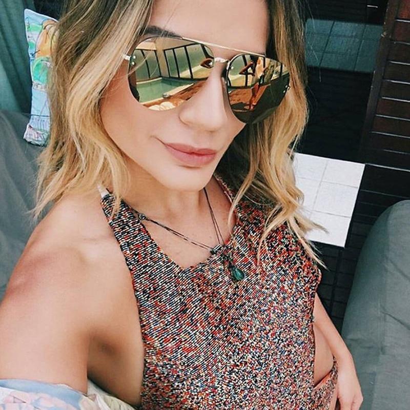 Metal Rimless Sunglasses