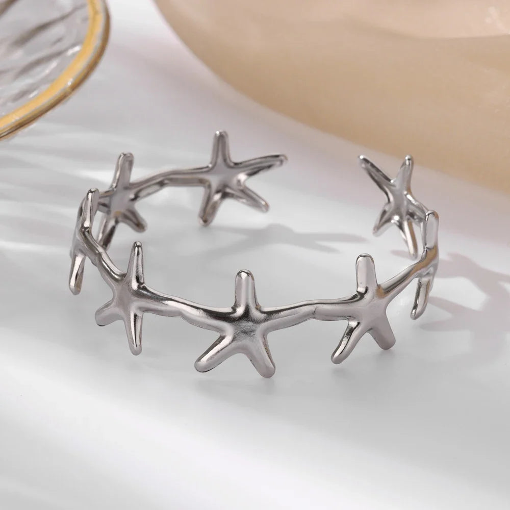 Minimalist Starfish Bangles