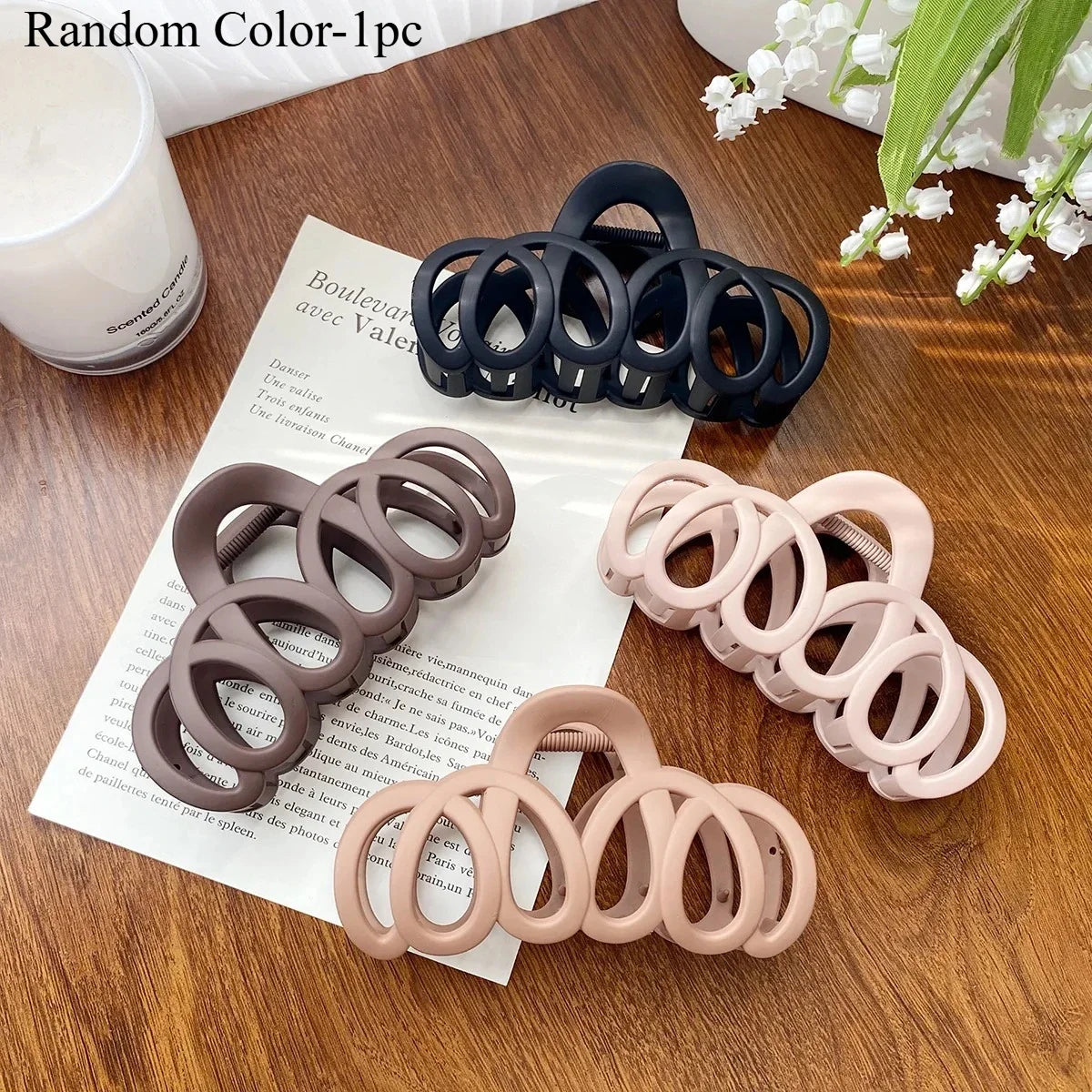 Frosted Claw Clips
