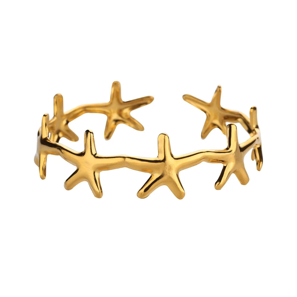 Minimalist Starfish Bangles