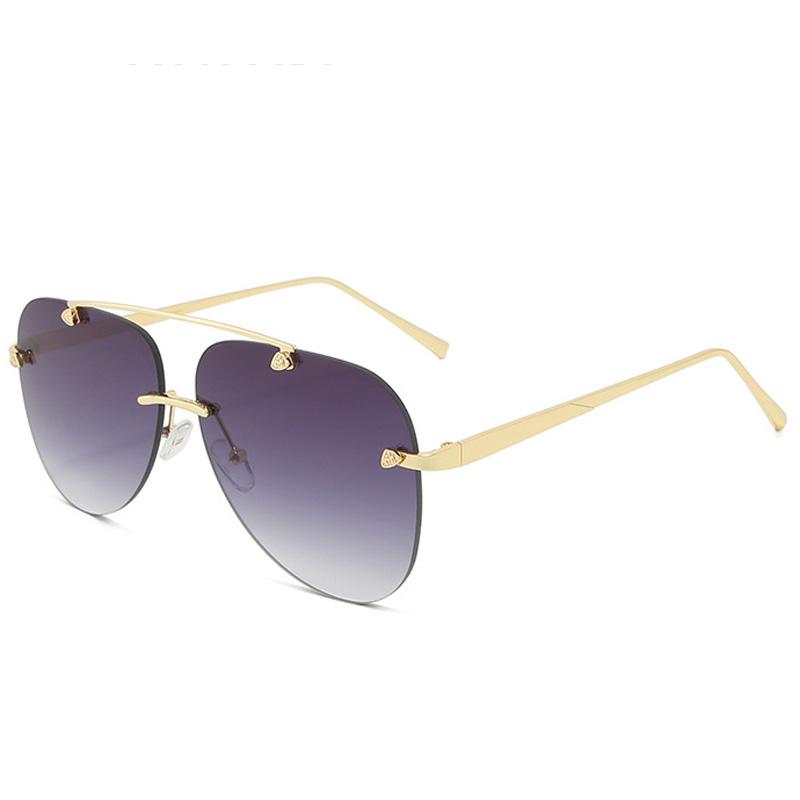 Metal Rimless Sunglasses