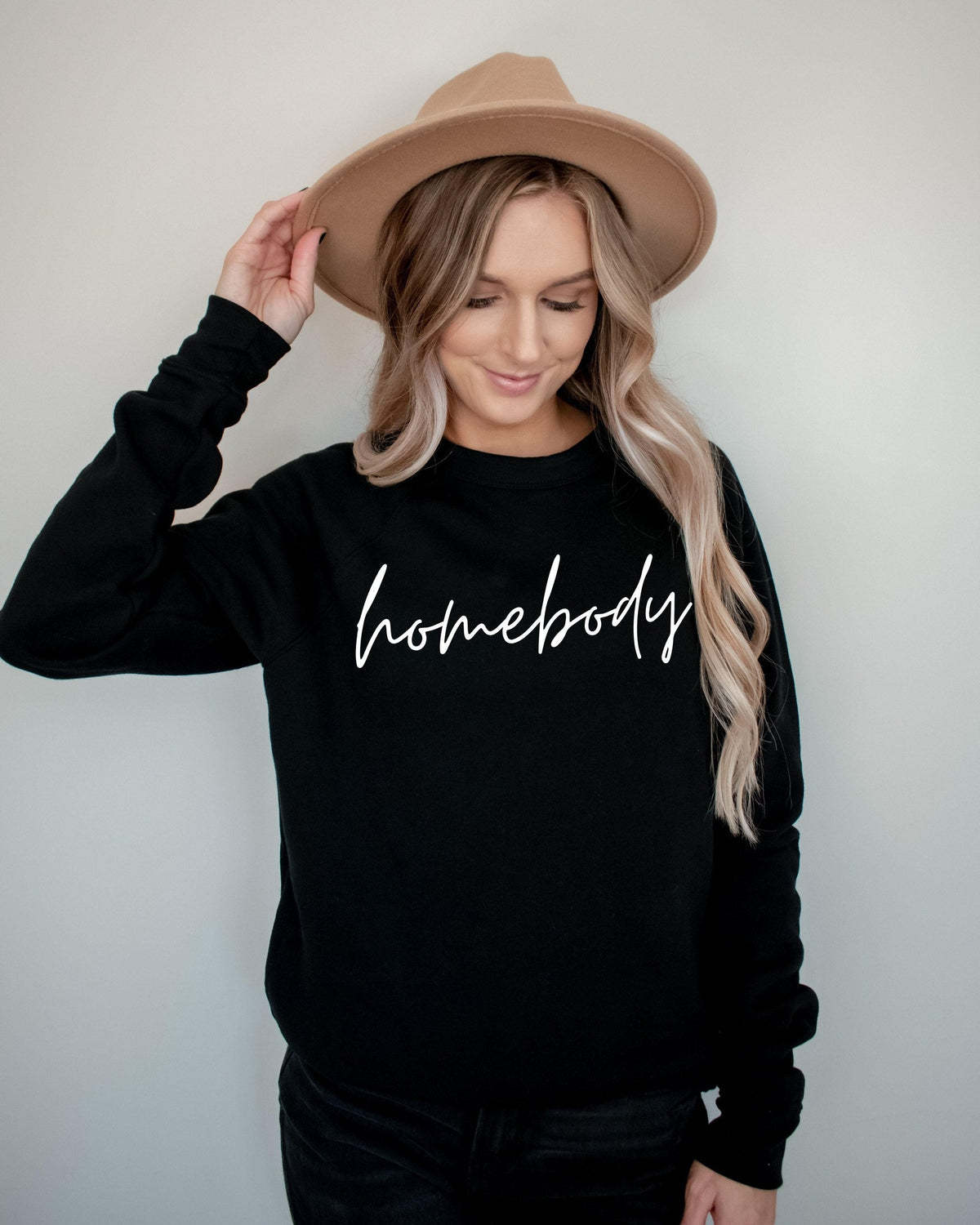 Homebody Sponge Fleece Crewneck Sweatshirt, Cozy Gift for Women