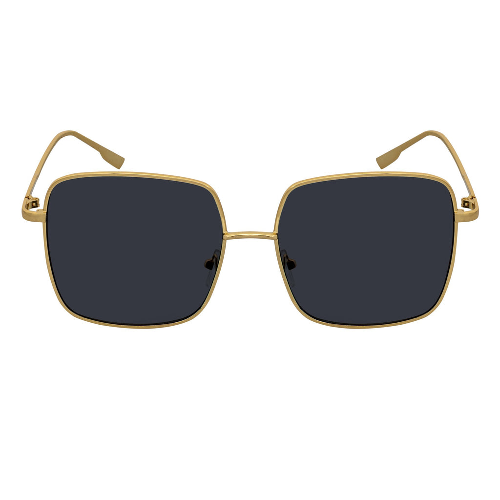JOSEI - Oversize Metal Square Sunglasses