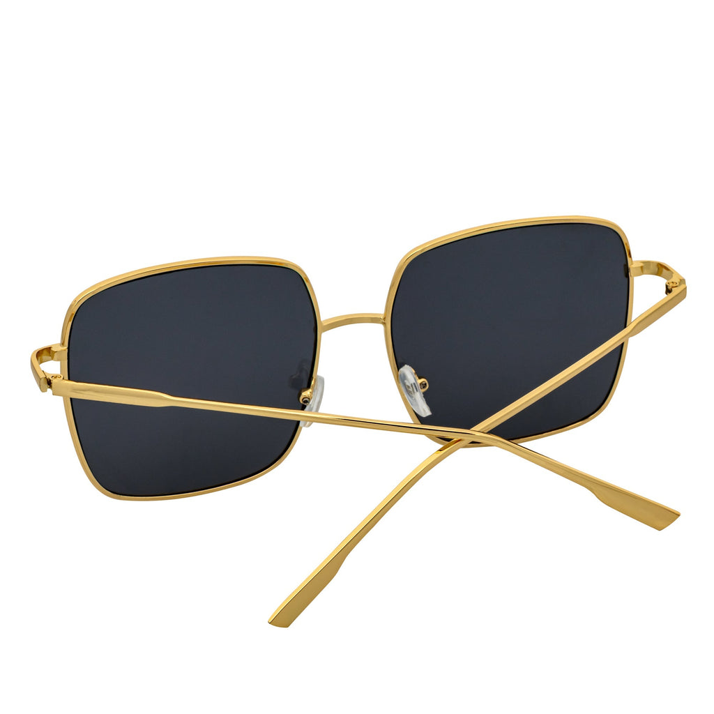 JOSEI - Oversize Metal Square Sunglasses