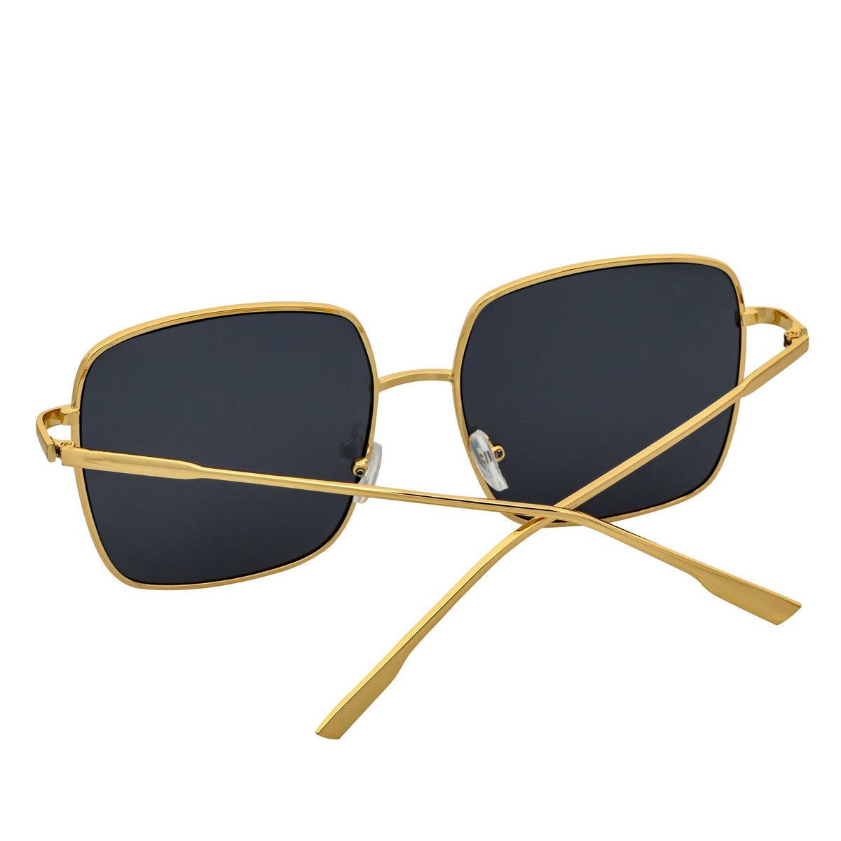 JOSEI - Oversize Metal Square Sunglasses