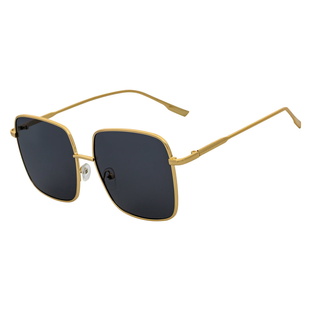 JOSEI - Oversize Metal Square Sunglasses