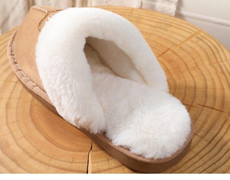 Women Fur Slippers Winter