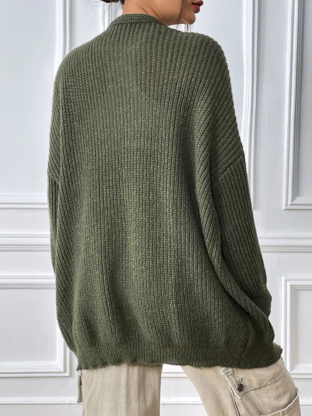 Women's simple casual cardigan